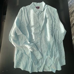 Mens long sleeve button down shirt from Untuckit
